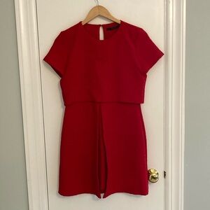 M Red Trafaluc Zara mini dress
